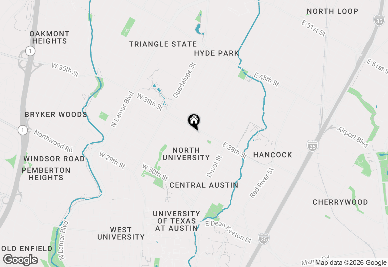 Map of 3506 Speedway #104, Austin, TX 78705