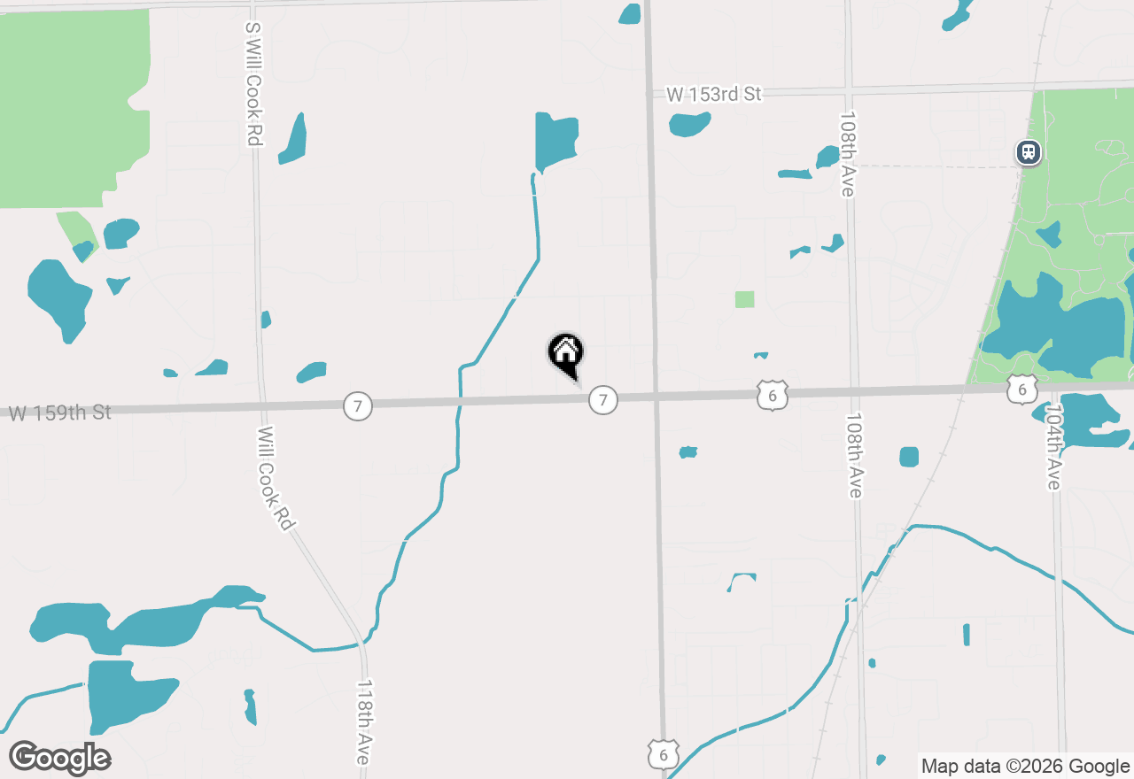 Map of 11350 W 159th Street, Orland Park, IL 60467