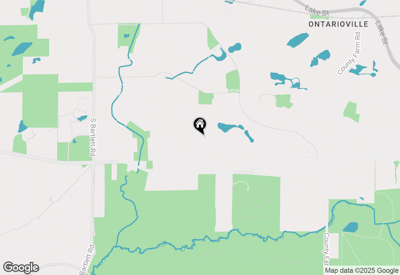 Map of 890 Tallgrass Drive, Bartlett, IL 60103