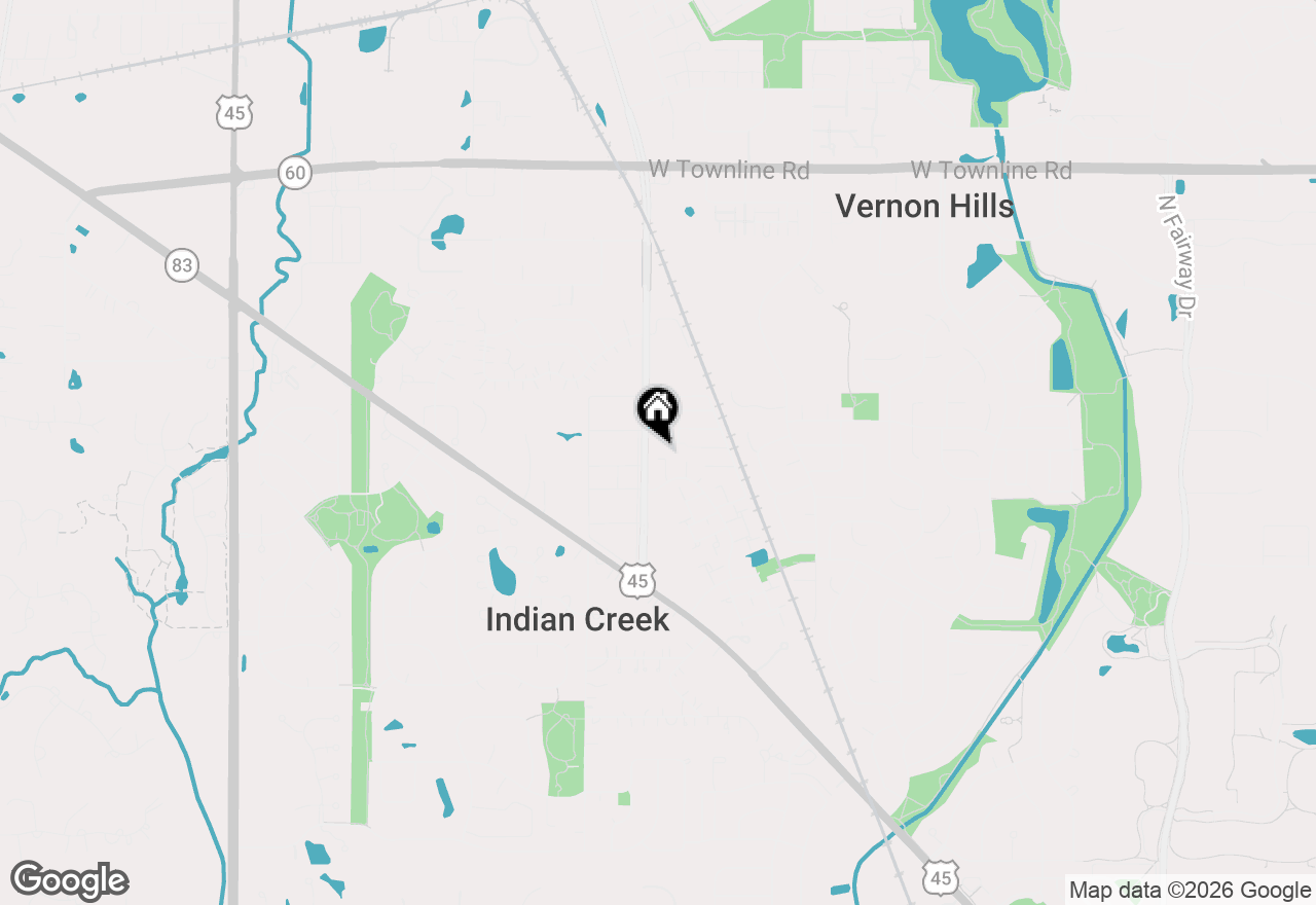 Map of 247 Sunset Court #247, Vernon Hills, IL 60061