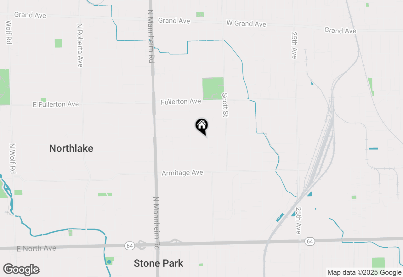 Map of 10113 W Palmer Avenue, Melrose Park, IL 60164