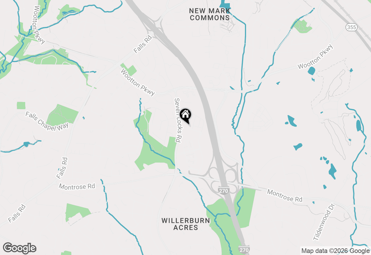 Map of 1141 Fortune Terrace #204, Potomac, MD 20854