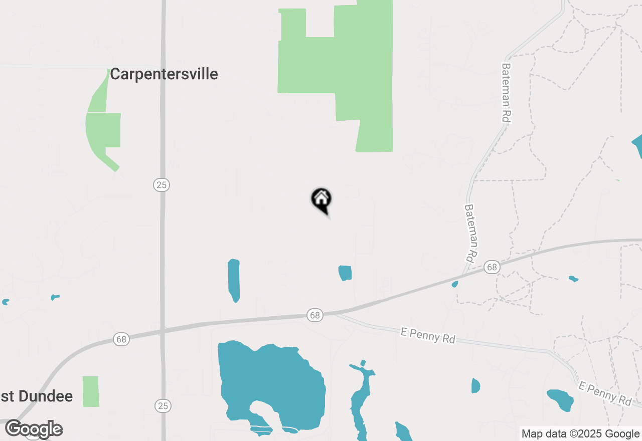 Map of 1740 Kingston Circle, Carpentersville, IL 60110