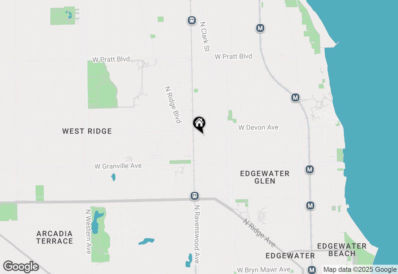 Map of 1762 W Highland Avenue #104, Chicago, IL 60660