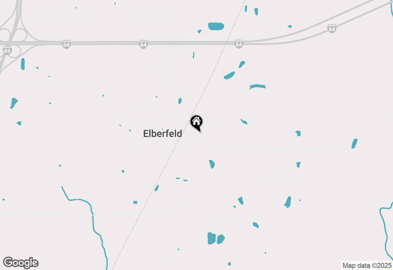 Map of 110 Ohio Street, Elberfeld, IN 47613