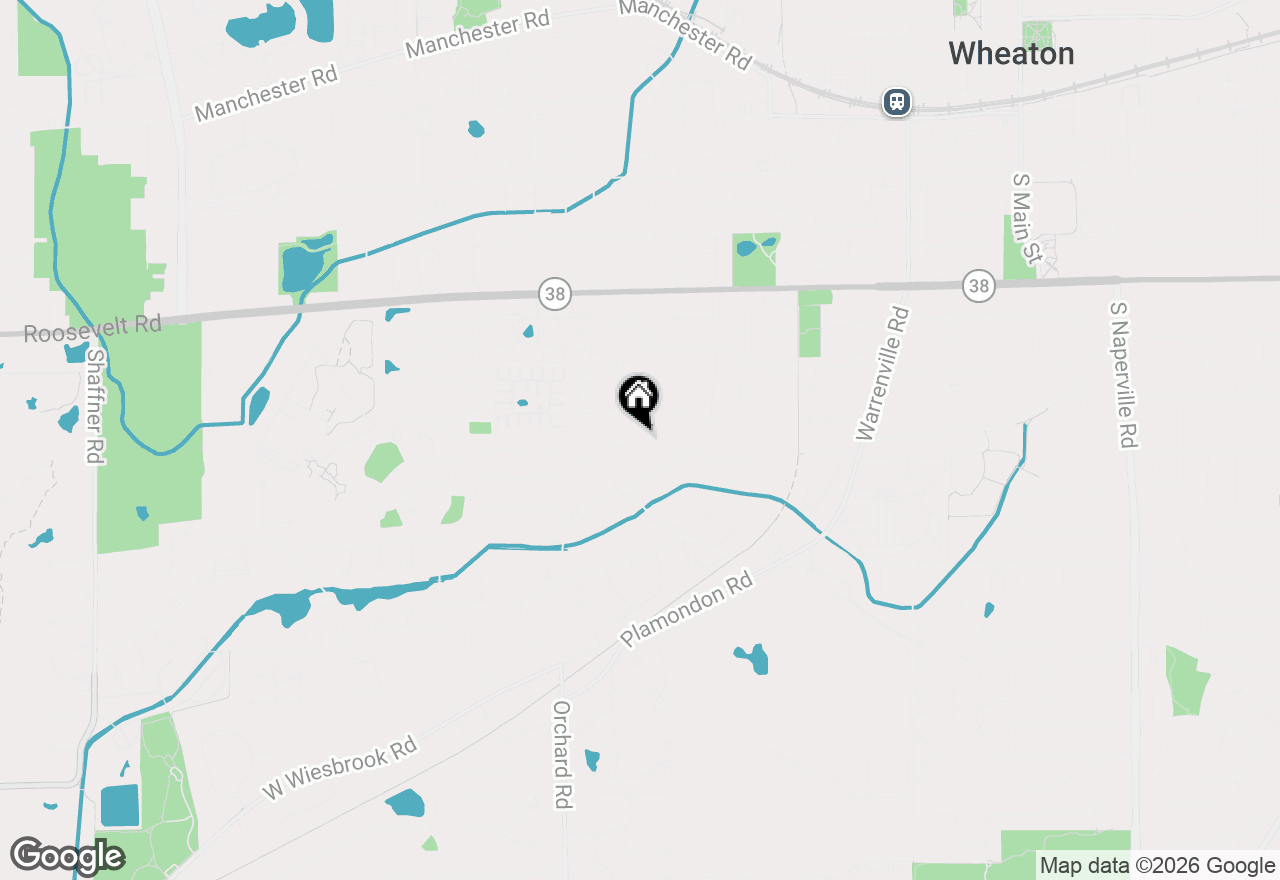 Map of 1106 Lyford Lane, Wheaton, IL 60187