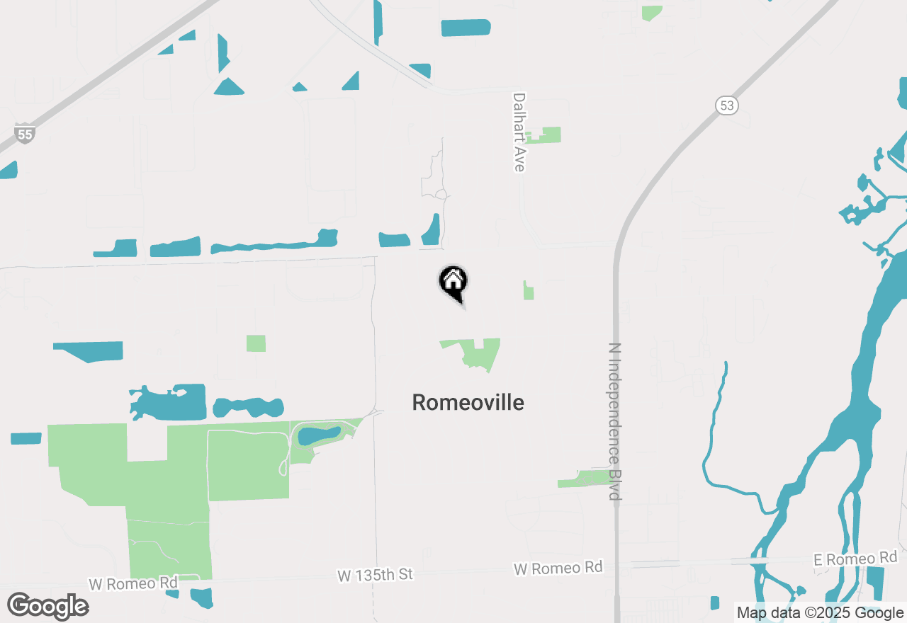 Map of 613 Jordan Avenue, Romeoville, IL 60446