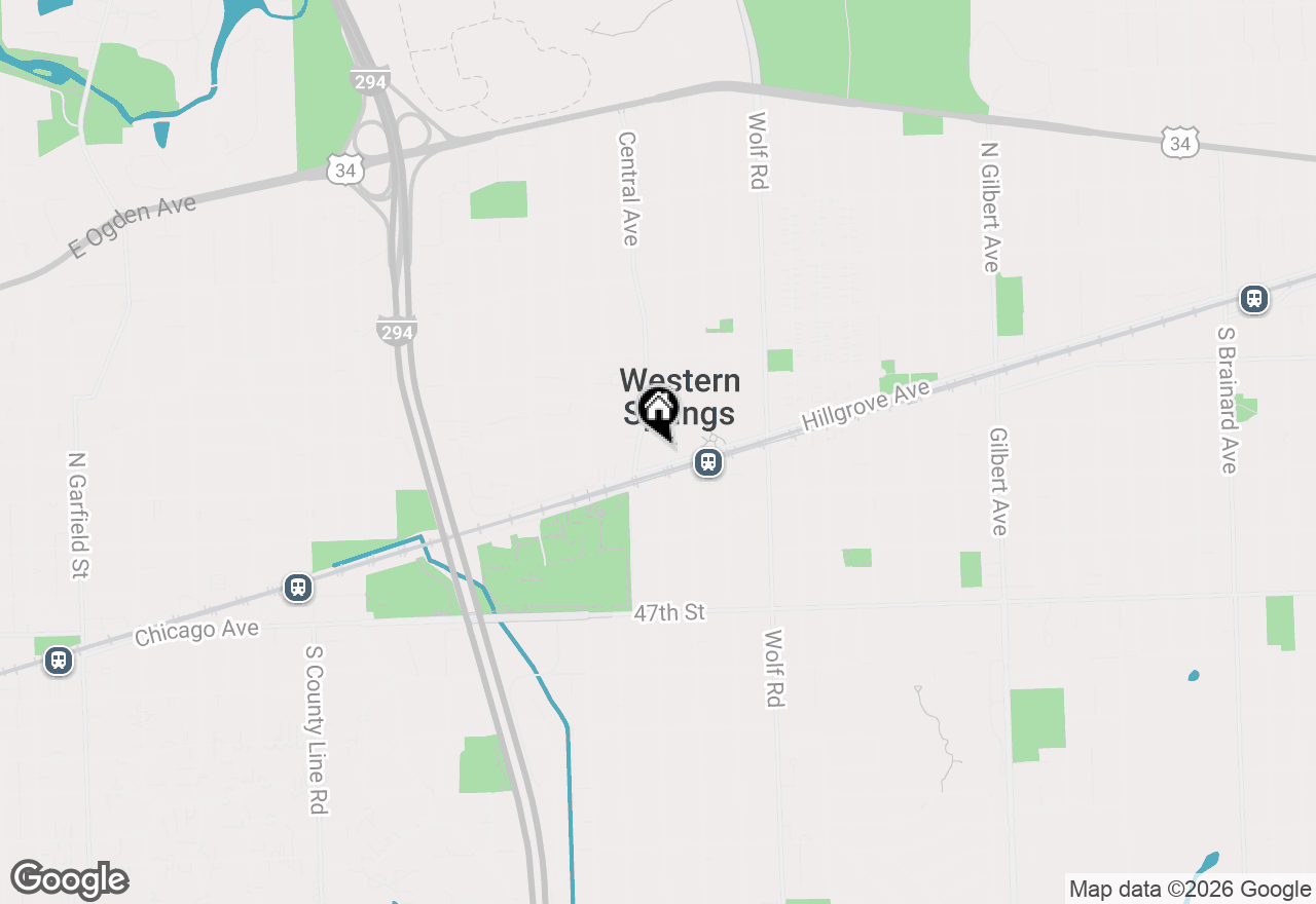 Map of 4386 Woodland Avenue, Western Springs, IL 60558