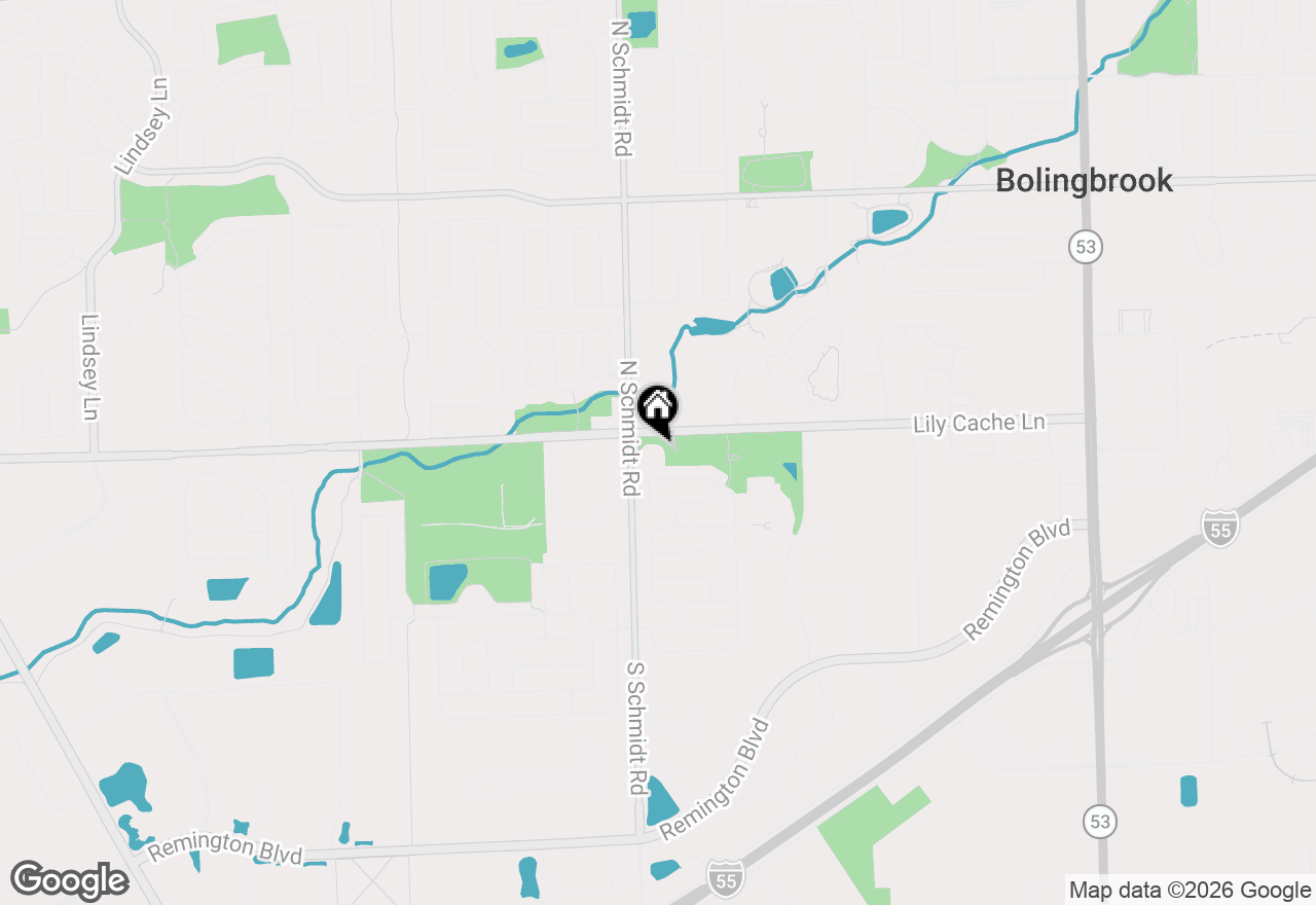 Map of 12 Foxglove Court, Bolingbrook, IL 60440