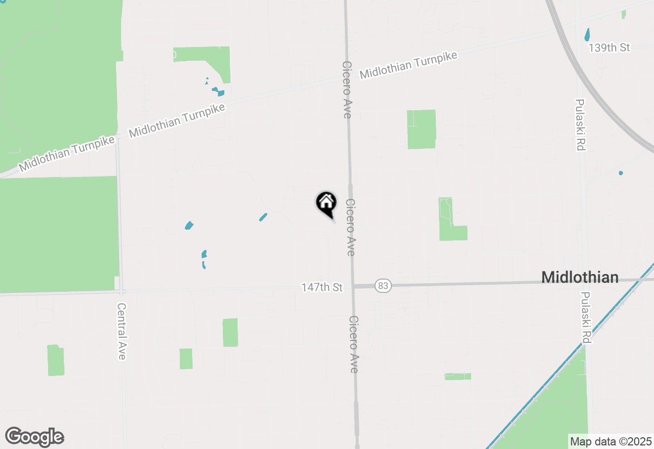 Map of 14457 Lamon Avenue #3N, Midlothian, IL 60445