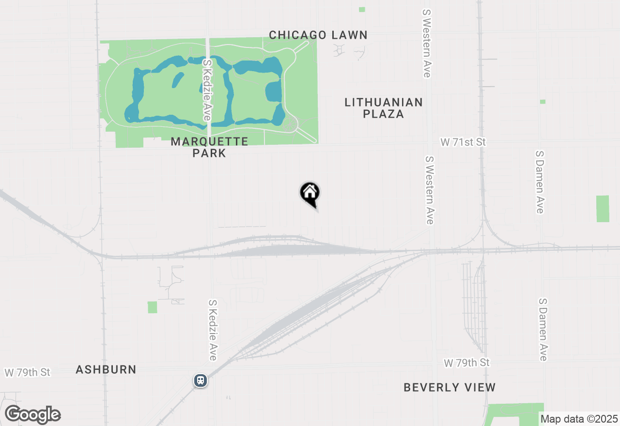 Map of 7327 S Mozart Street, Chicago, IL 60629