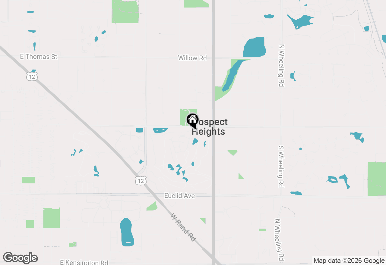 Map of 211 W Hanover Place, Mount Prospect, IL 60056