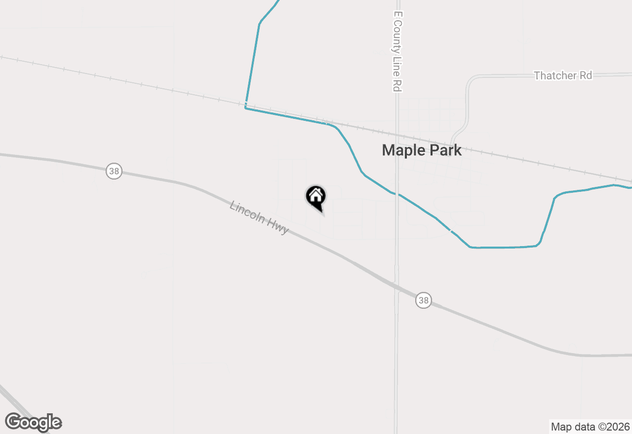 Map of 545 S Huntley Street, Maple Park, IL 60151