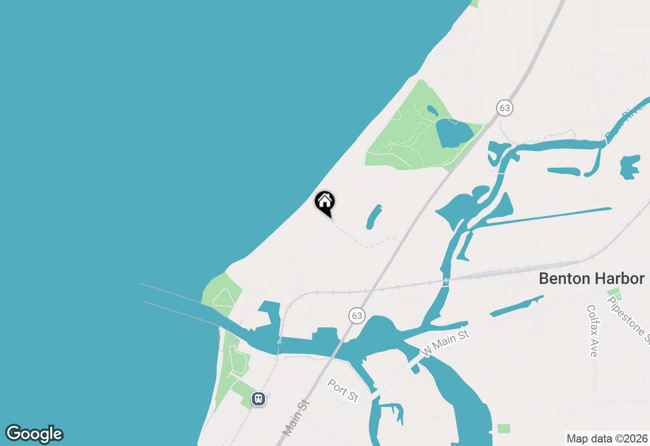 Map of 415 Ridgeway Street, St. Joseph, MI 49085