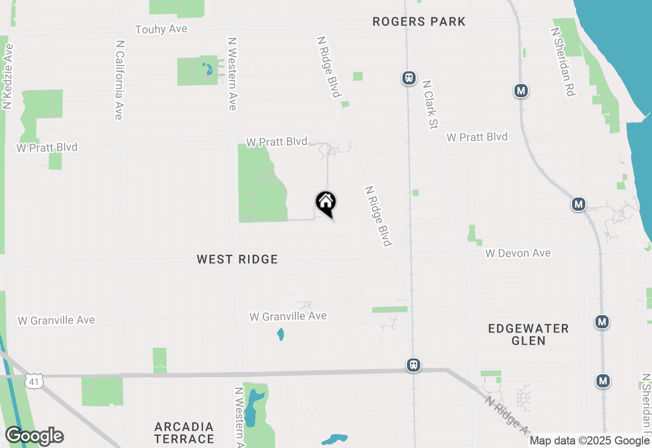 Map of 2056 W Arthur Avenue #1W, Chicago, IL 60645