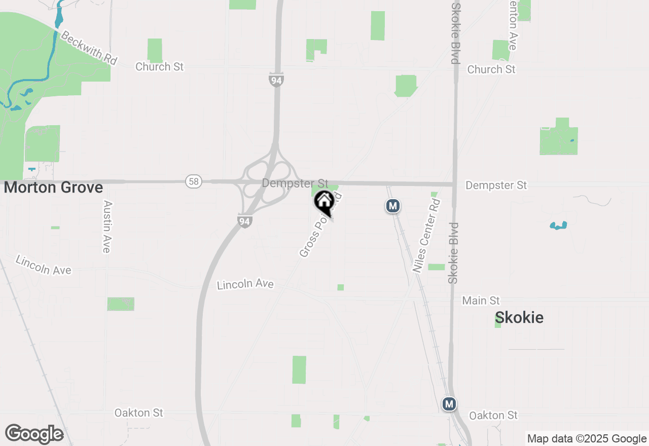 Map of 8641 Gross Point Road, Skokie, IL 60077