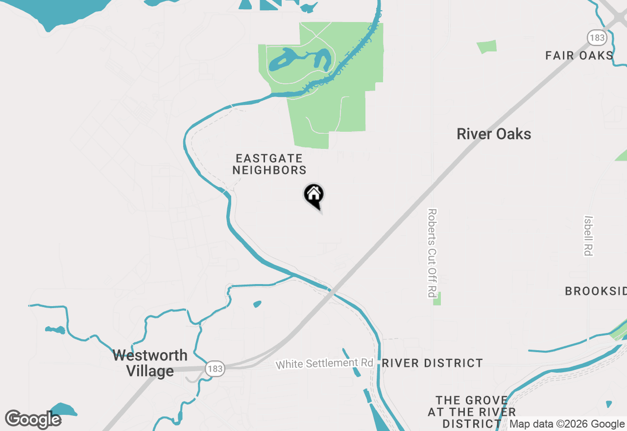 Map of 727 Sam Calloway Road, Fort Worth, TX 76114
