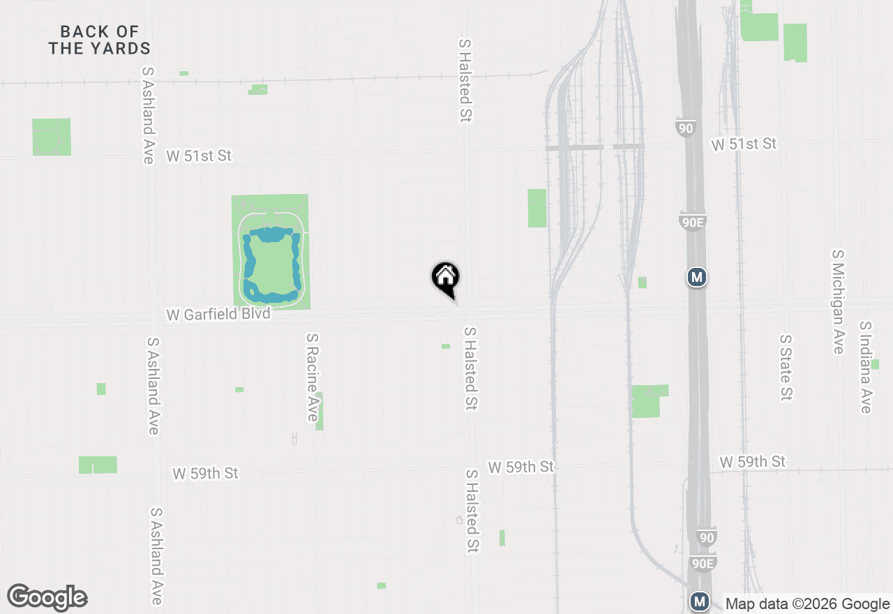 Map of 834 W Garfield Boulevard, Chicago, IL 60609