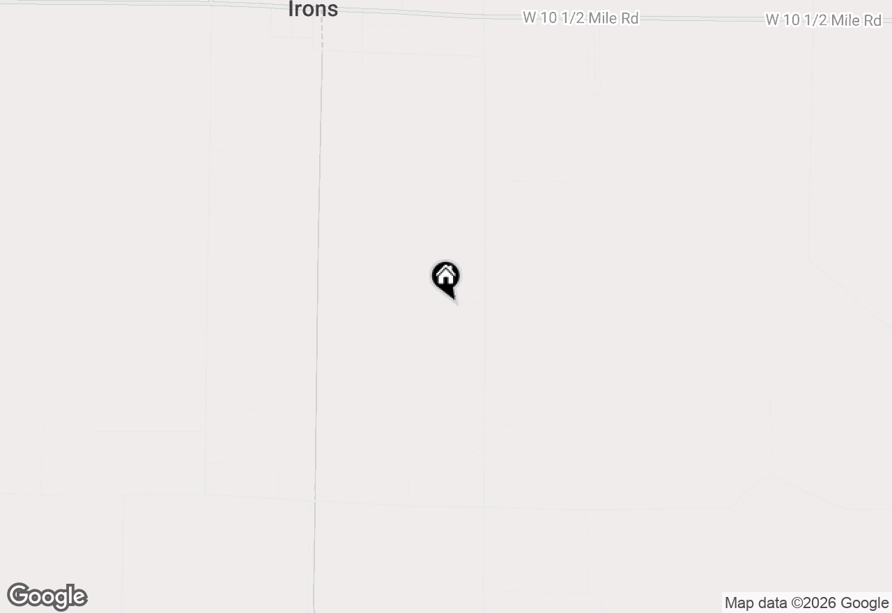Map of 5115 W 9 1/2 Mile Road, Irons, MI 49644