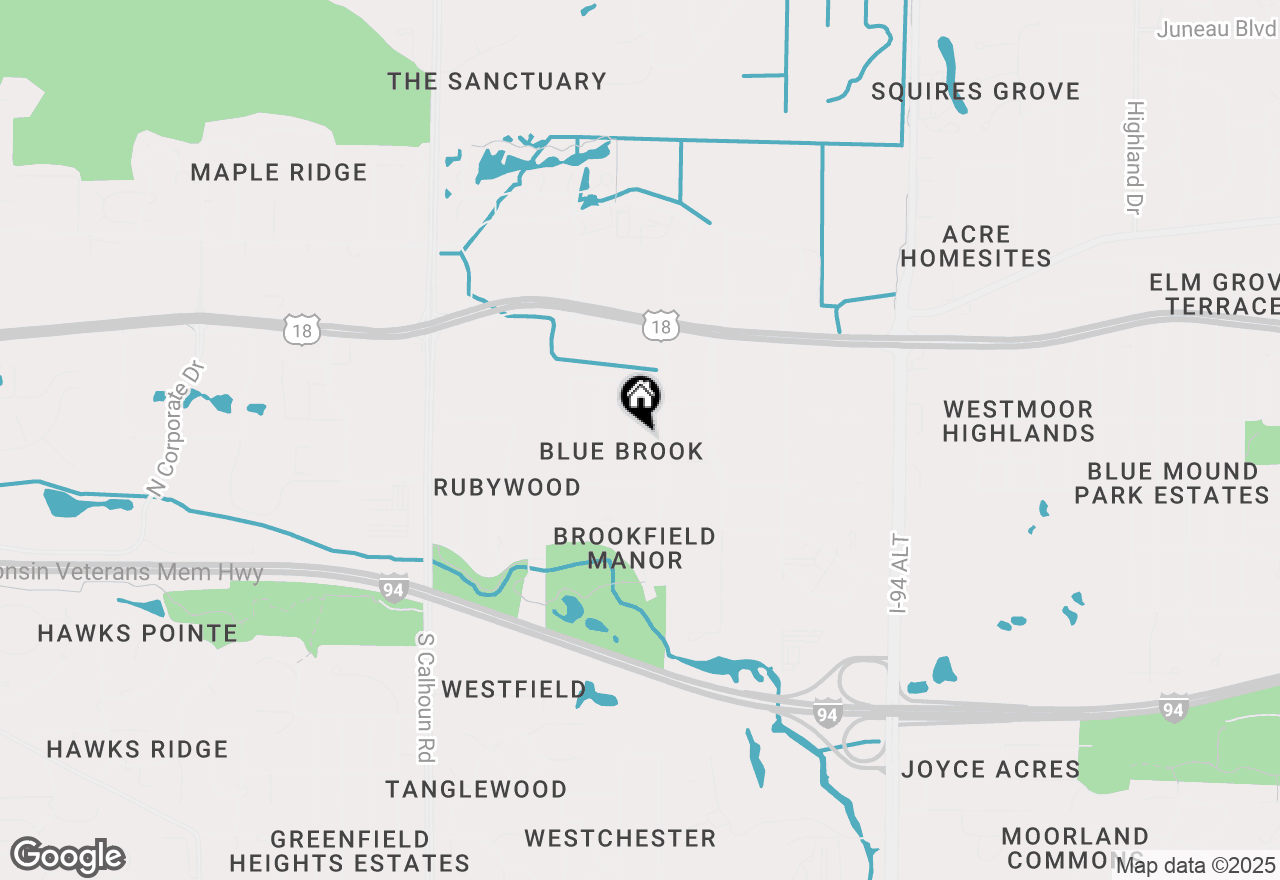 Map of 200 N 165th St, Brookfield, WI 53005