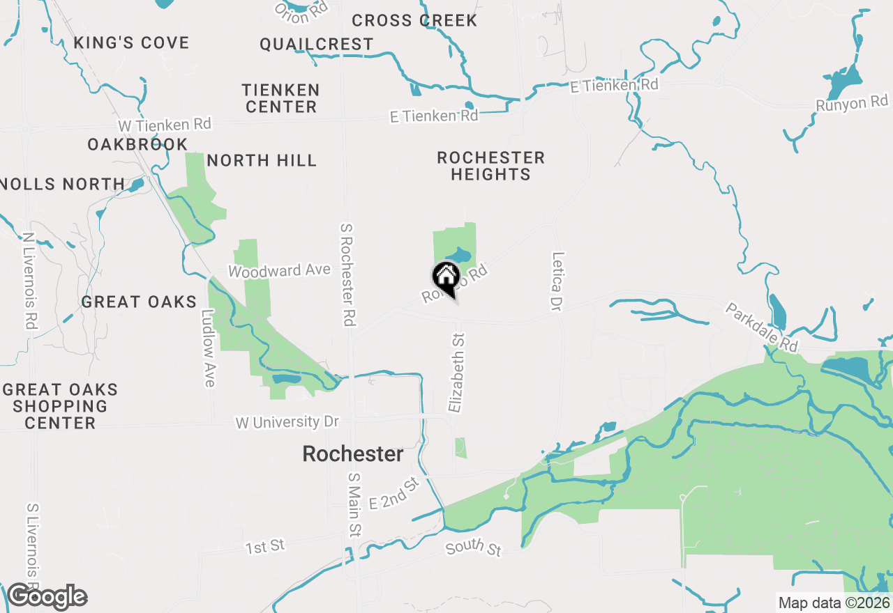 Map of 417 Parkdale Avenue #13, Rochester, MI 48307
