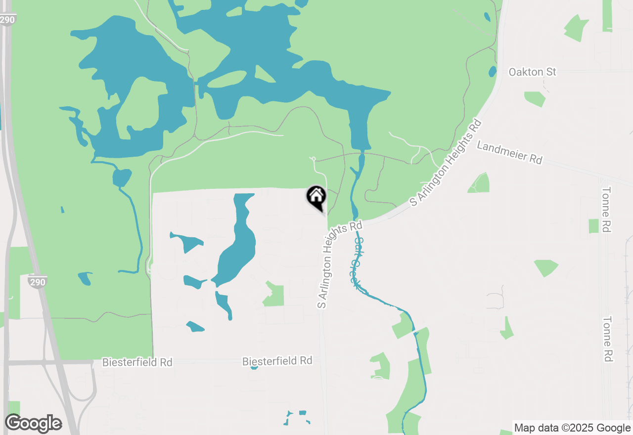Map of 566 Northampton Circle, Elk Grove Village, IL 60007