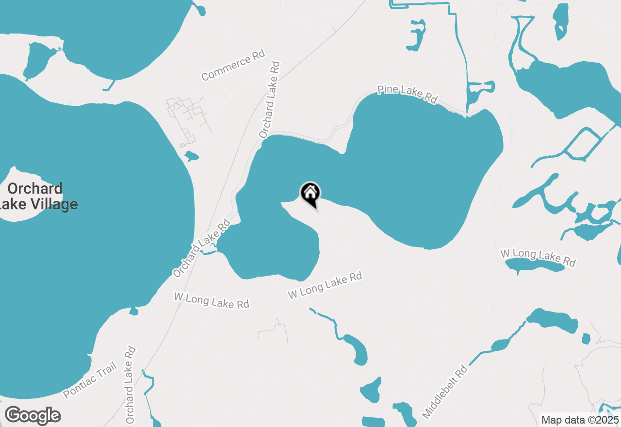Map of 3105 Interlaken Street, West Bloomfield, MI 48323