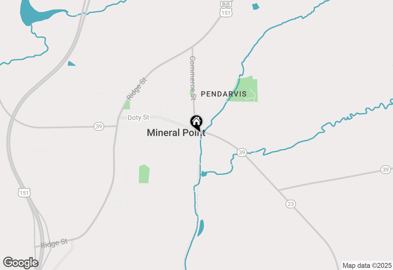 Map of 315 Commerce Street, Mineral Point, WI 53565