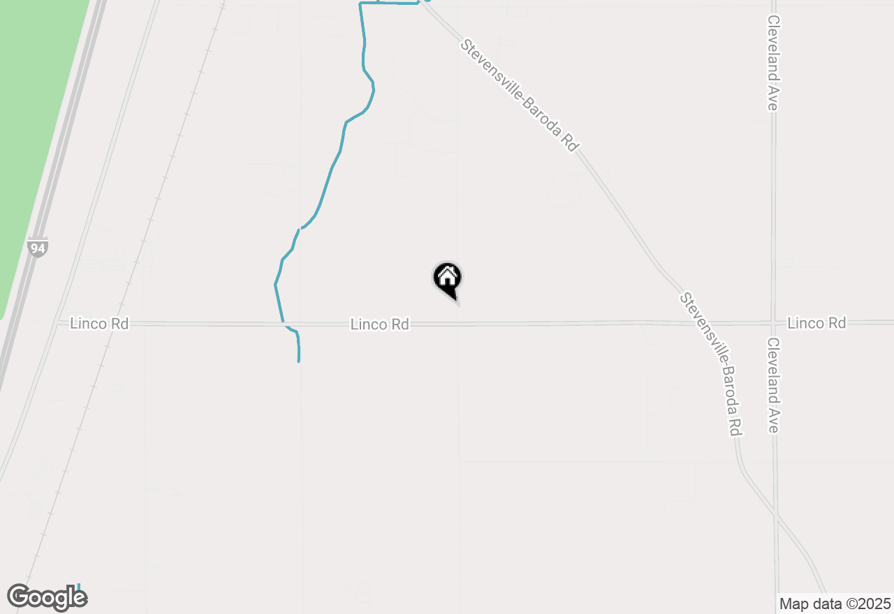 Map of 7272 Holden Road, Stevensville, MI 49127