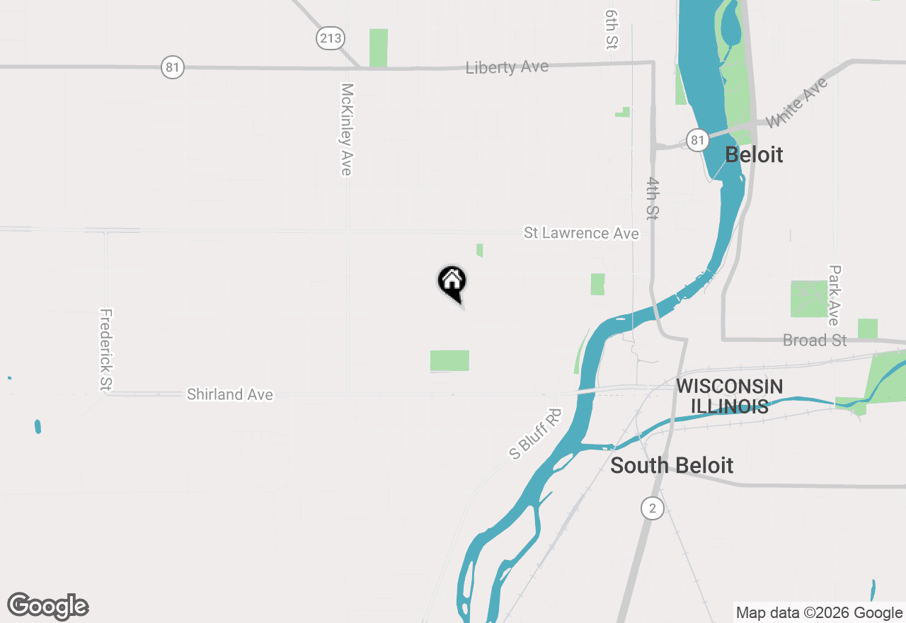 Map of 924 Euclid Avenue, Beloit, WI 53511