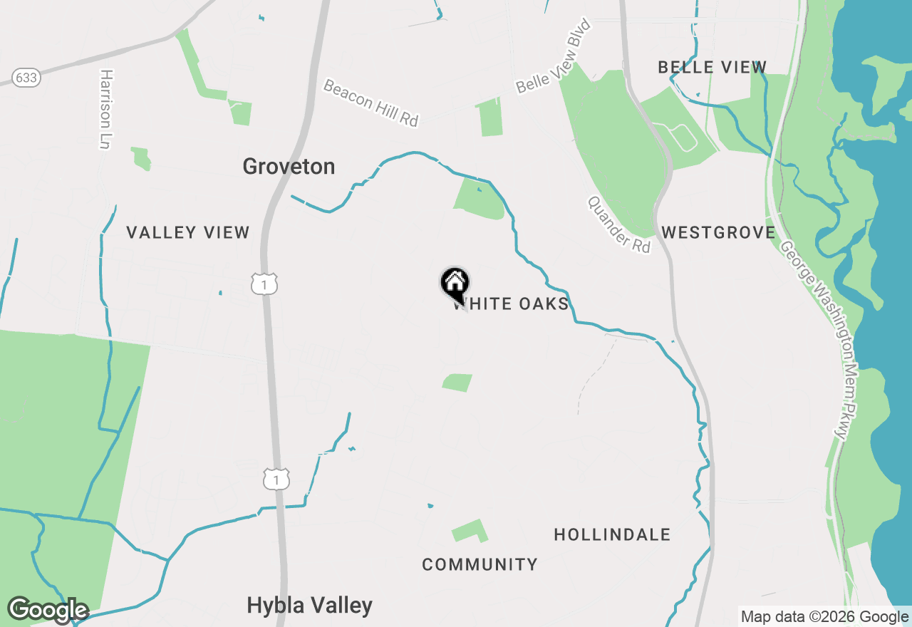 Map of 7128 Devonshire Road, Alexandria, VA 22307