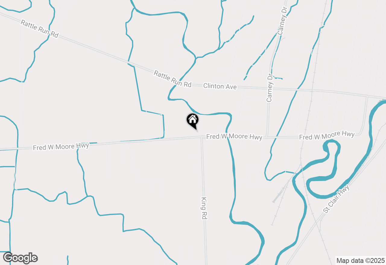 Map of 2310 Fred W Moore Highway, St Clair, MI 48079