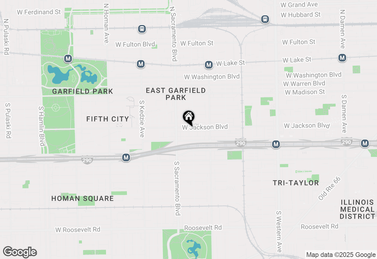 Map of 2915 W Jackson Boulevard #3, Chicago, IL 60612