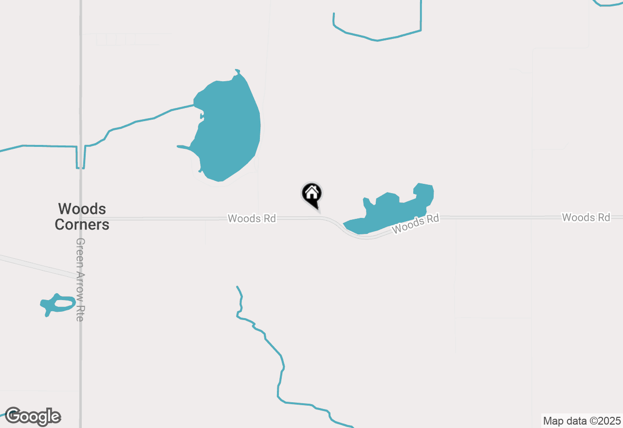 Map of 1061 Woods Road, Fenwick City, MI 48834