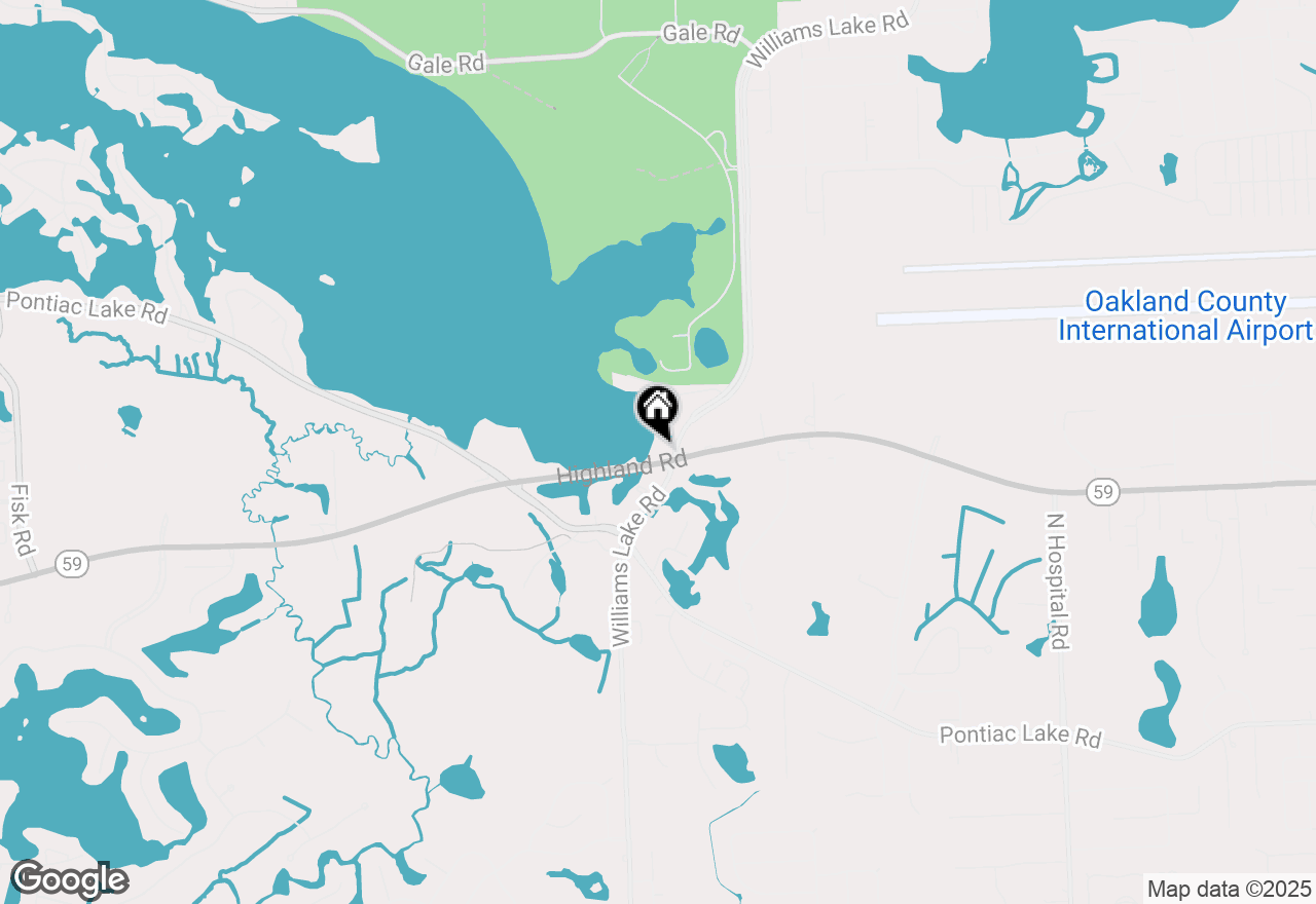 Map of 7890 Highland Road, Waterford, MI 48327