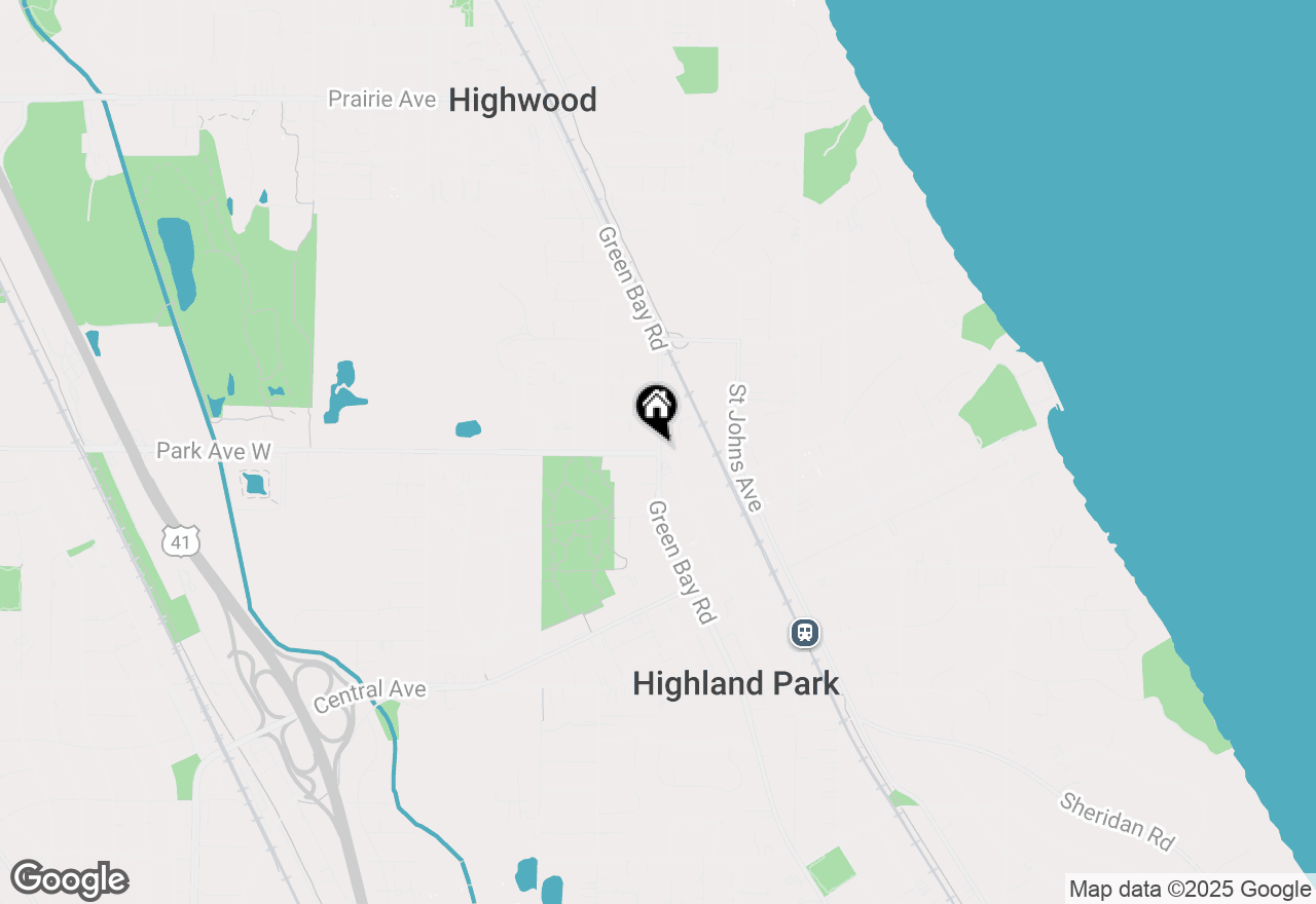 Map of 626 Homewood Avenue #106, Highland Park, IL 60035