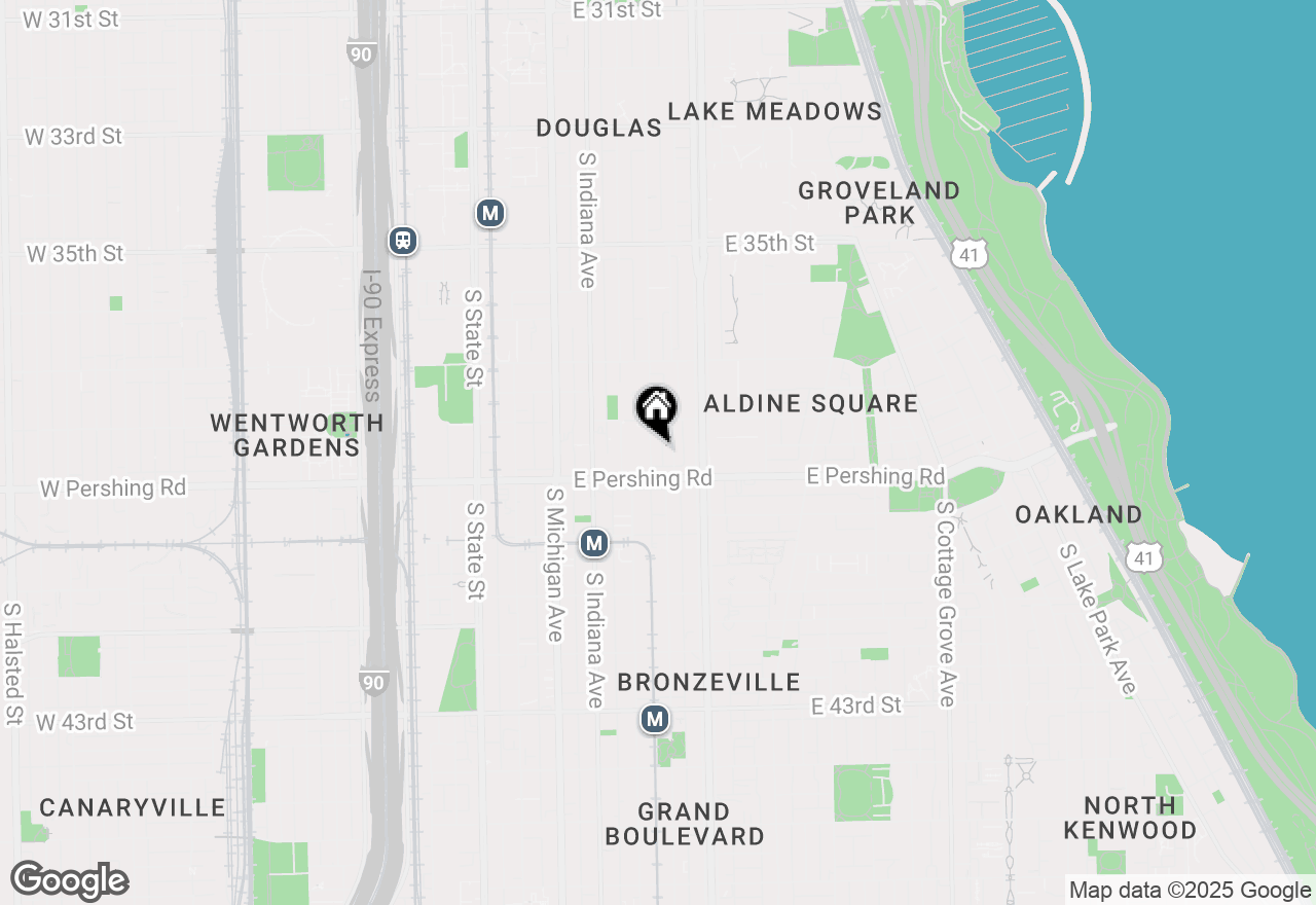 Map of 3833 S Giles Avenue, Chicago, IL 60653