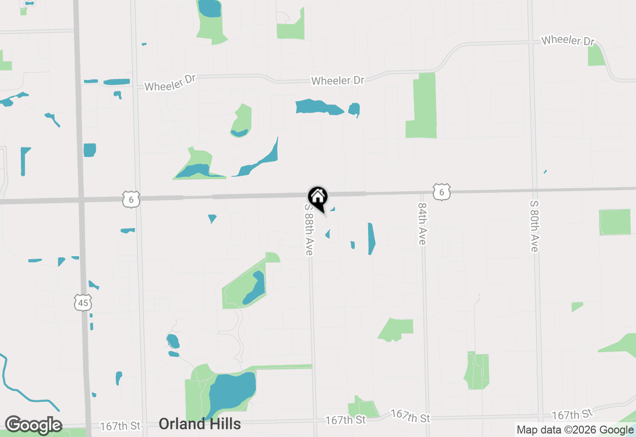 Map of 16001 S 88th Avenue #403, Orland Park, IL 60462