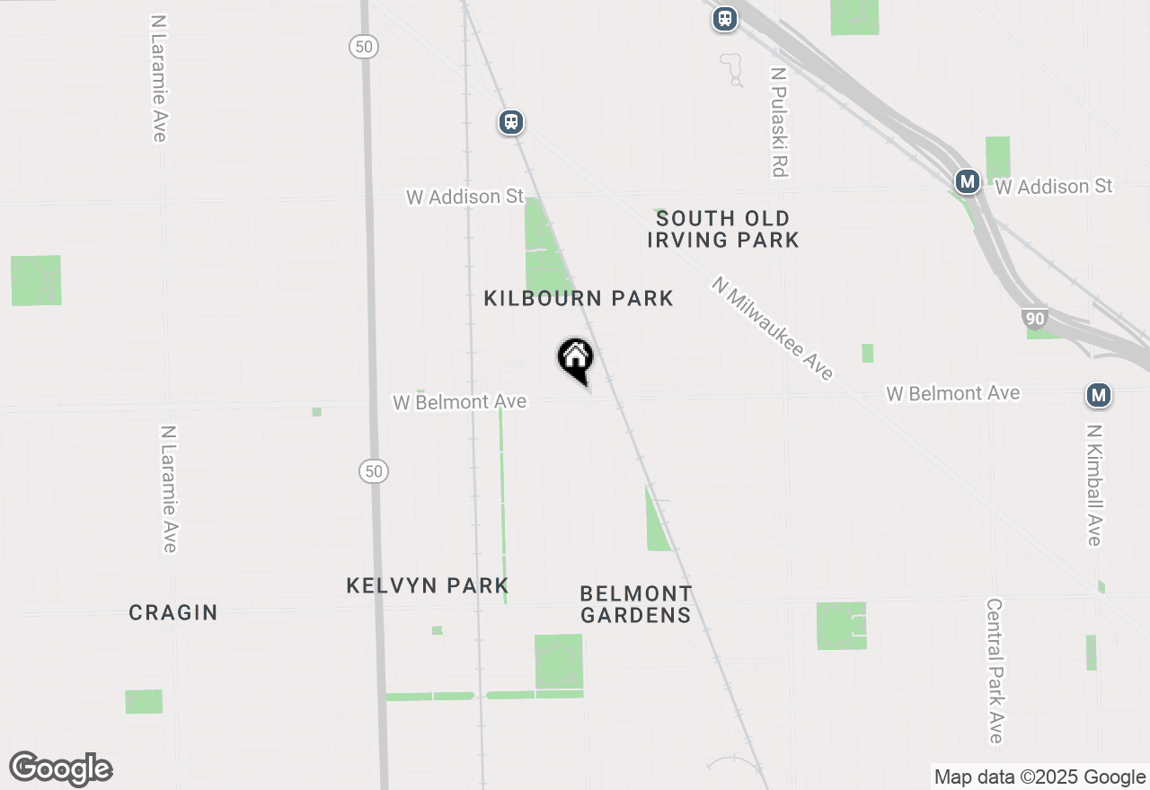 Map of 3204 N Kostner Avenue #206, Chicago, IL 60618