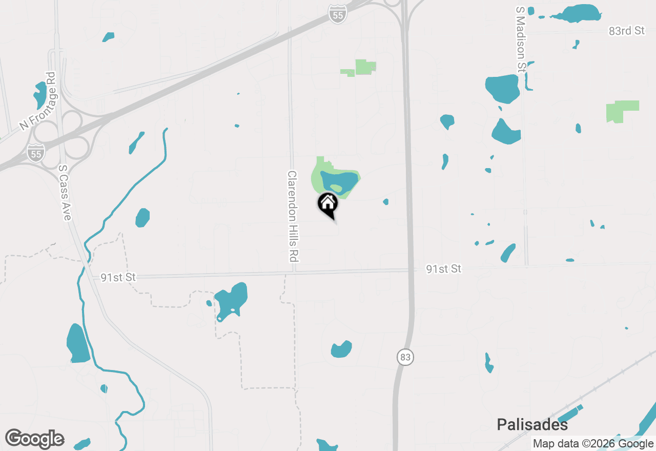 Map of 16W671 89th Place, Willowbrook, IL 60527