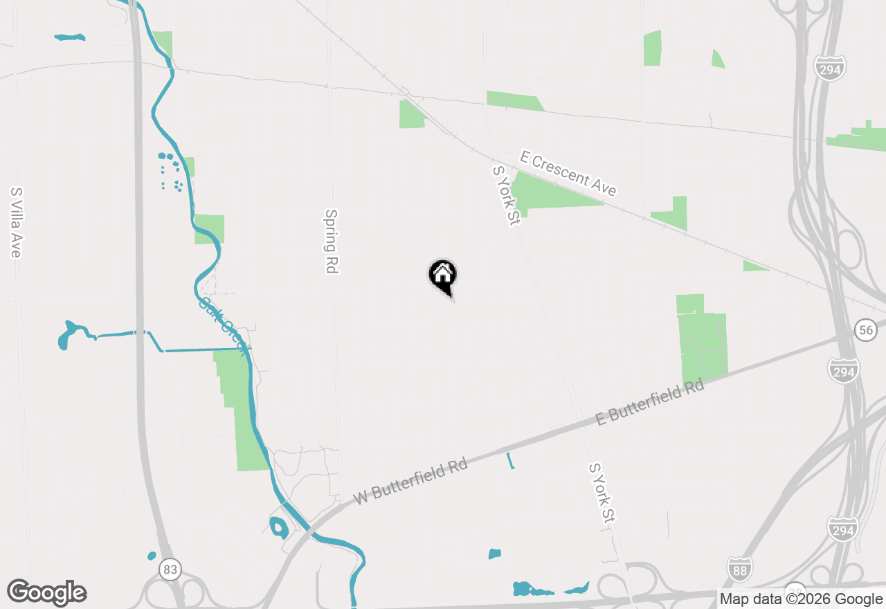 Map of 782 S Bryan Street, Elmhurst, IL 60126