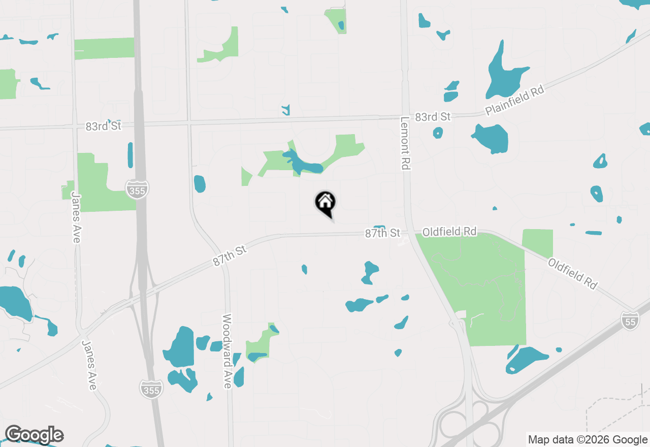 Map of 3069 Hillside Court, Darien, IL 60561