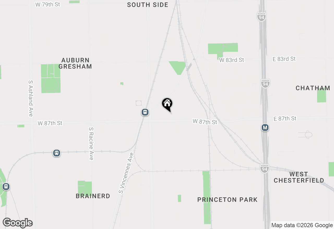 Map of 8633 S Union Avenue, Chicago, IL 60620