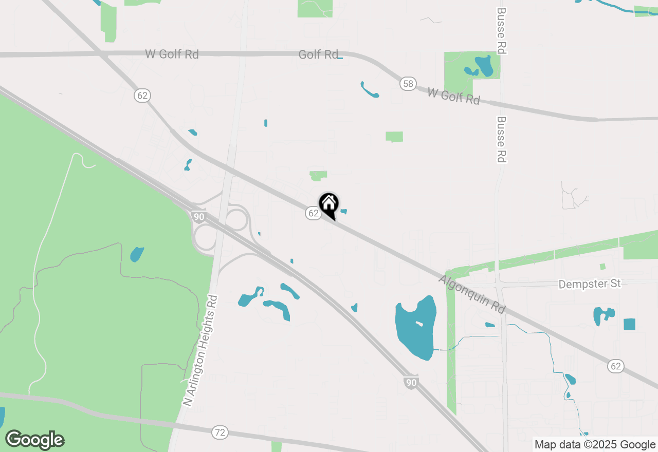 Map of 605 E Algonquin Road, Arlington Heights, IL 60005