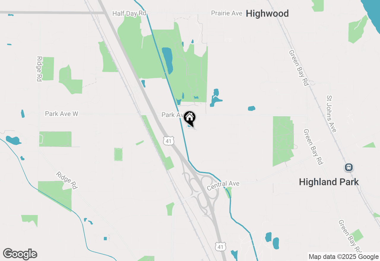 Map of 1240 Park Avenue W #334, Highland Park, IL 60035