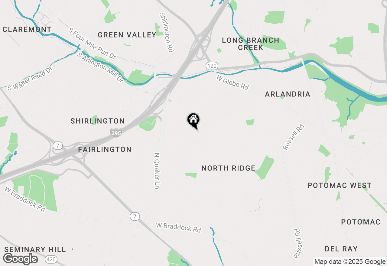 Map of 1629 Preston Road, Alexandria, VA 22302