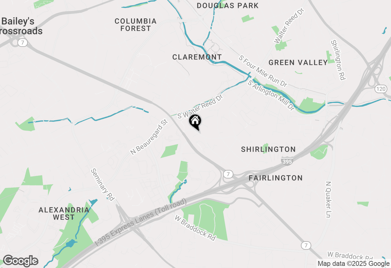 Map of 2802 S Columbus Street #B2, Arlington, VA 22206