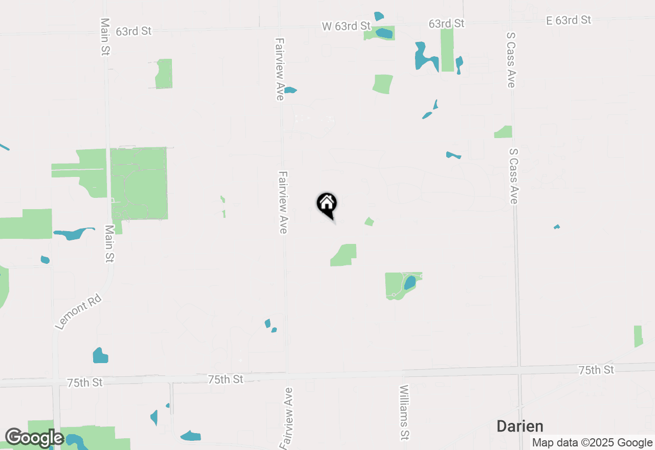 Map of 1821 Limerick Court, Darien, IL 60561