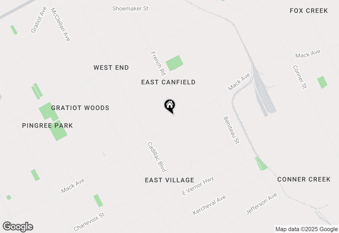 Map of 3729 Saint Clair Street, Detroit, MI 48214