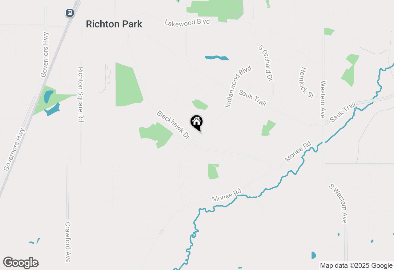 Map of 201 Miami Street, Park Forest, IL 60466